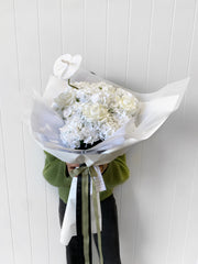 'Love You Forever' Bouquet (White/Ivory)