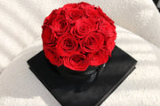 The Velvet Noir Rose Box