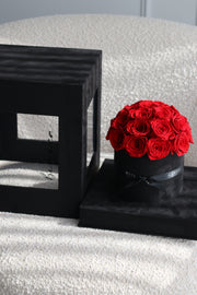 The Velvet Noir Rose Box