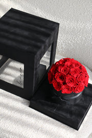 The Velvet Noir Rose Box